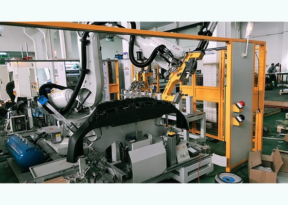 Flexible Robot Ultrasonic Punching And Welding Machine For Car Plastic Bumper