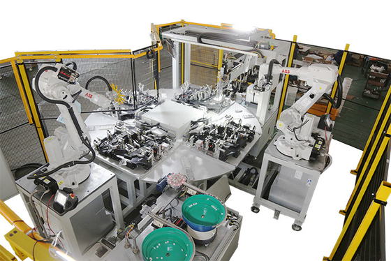 Automatic Robot Welding And Assembly Production Line For Automotive Plastic Trim