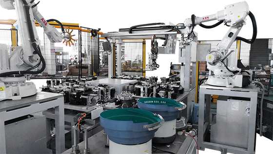Automatic Robot Welding And Assembly Production Line For Automotive Plastic Trim