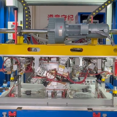 Automobile Interior Parts Hot Press Covering And Wrapping Automated Machine