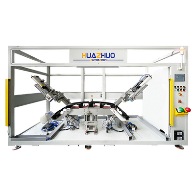 Automated Automotive Bumper Punching Ultrasonic Welding Radar Cover Machine