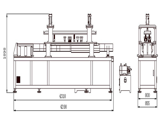 50HZ Auto Bumper Hydraulic Punching Machine 380V Punching Equipment