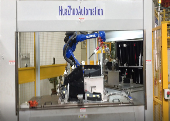 6mm/S Robotic Welding Systems PLC Automatic Aluminium For Car Grille