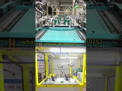 automotive parts automatic ultraosnic welding and clips assembly line|huazhuo group