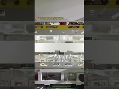 Assembly covering and laminating of automotive interior parts