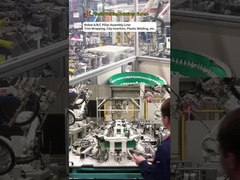 Huazhuo Group Auto ABC Pillar Parts Assembly Line Including Covering、Ultrasonic Welding、Clips Insert