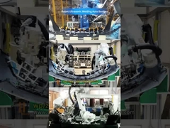 High-Precision Robotic Ultrasonic Welding for Automotive Bumpers：3 Synchronized Huazhuo Machines i