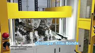 Hot-Press Laminating Machine for Stitched Automotive Trim